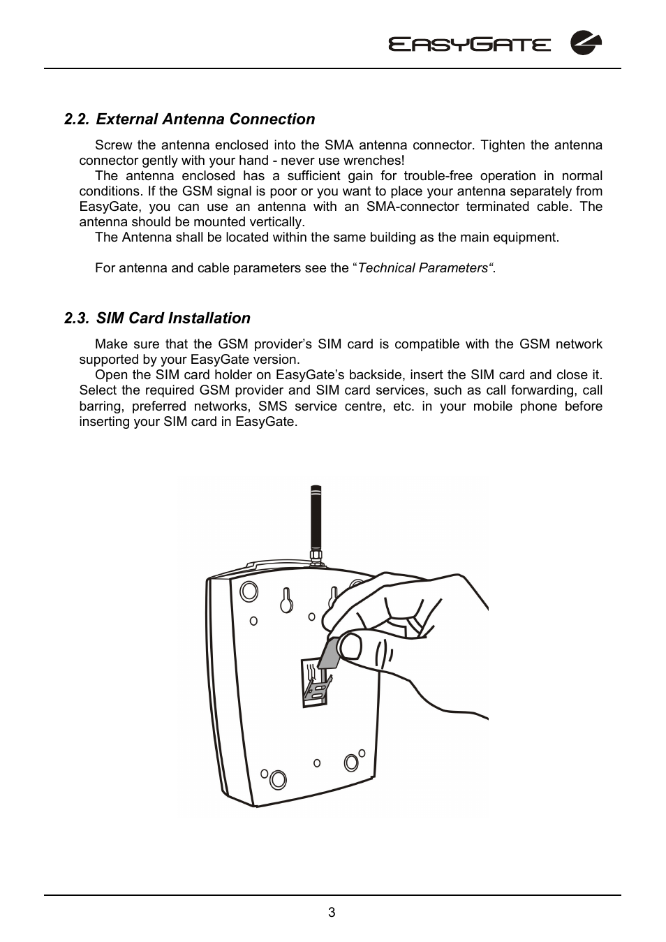 2N EasyGate - User Manual User Manual | Page 8 / 36