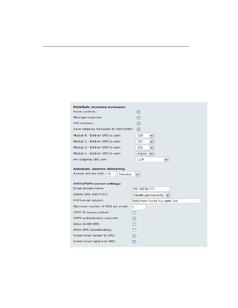 Message delivery | 2N VoiceBlue Enterprise - User Manual User Manual | Page 114 / 143