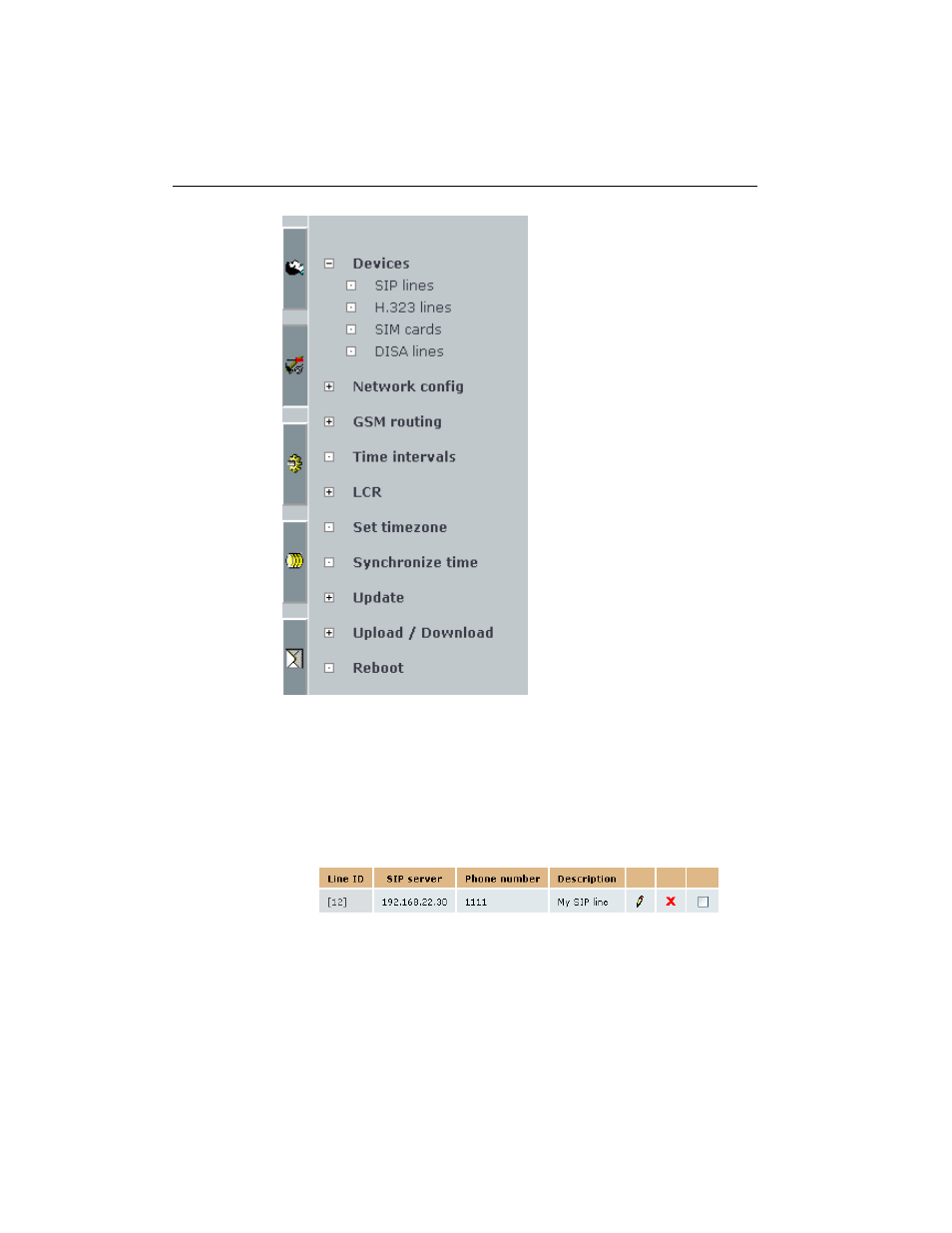 Sip lines | 2N VoiceBlue Enterprise - User Manual User Manual | Page 74 / 143