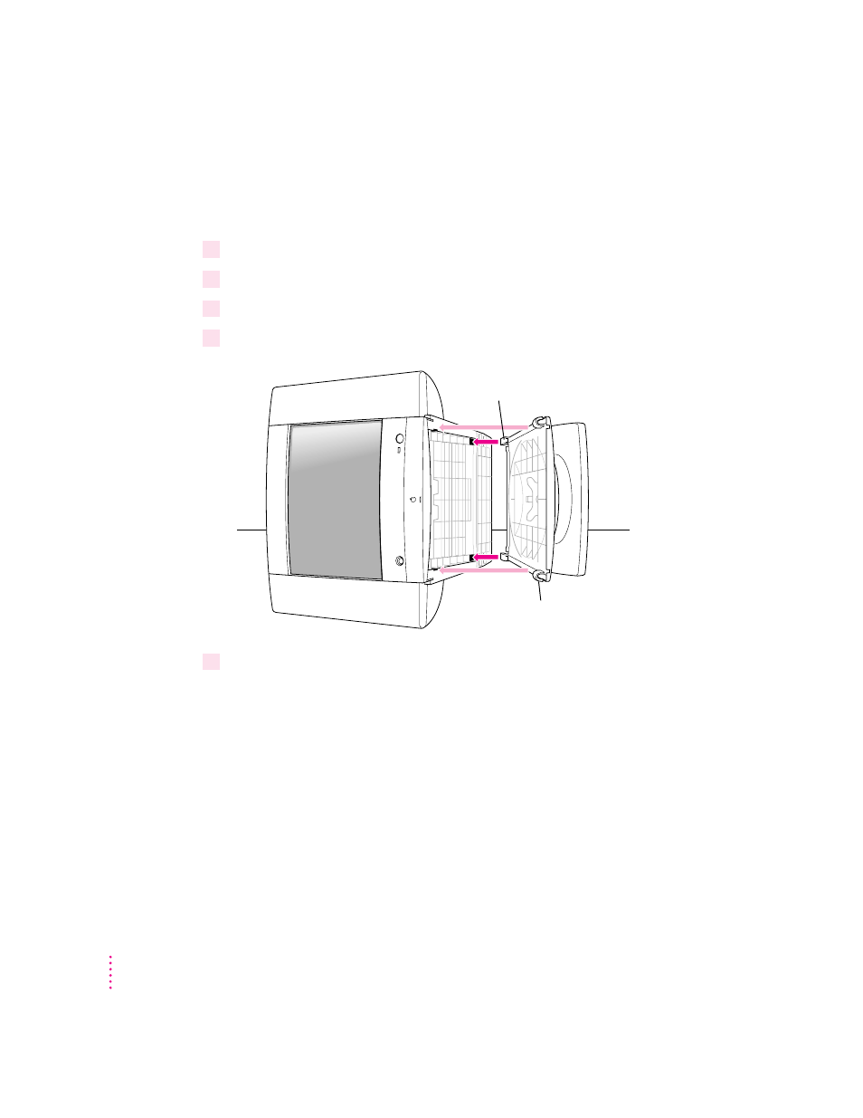 Connecting the monitor’s base | Apple Multiple Scan 15 AV Display (15-inch CRT) User Manual | Page 12 / 49