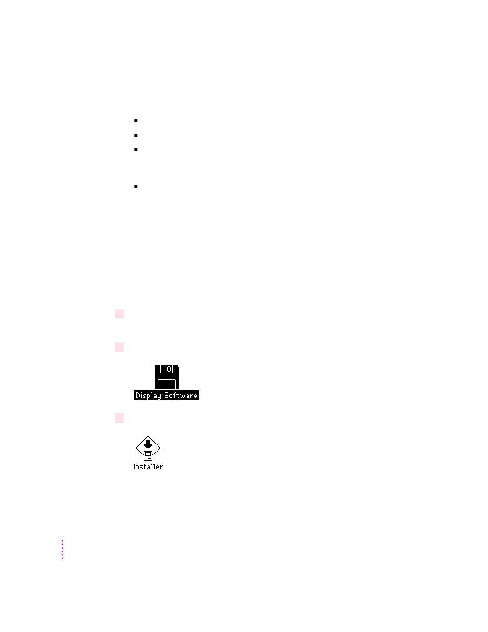 Installing the display software | Apple Multiple Scan 15 AV Display (15-inch CRT) User Manual | Page 18 / 49