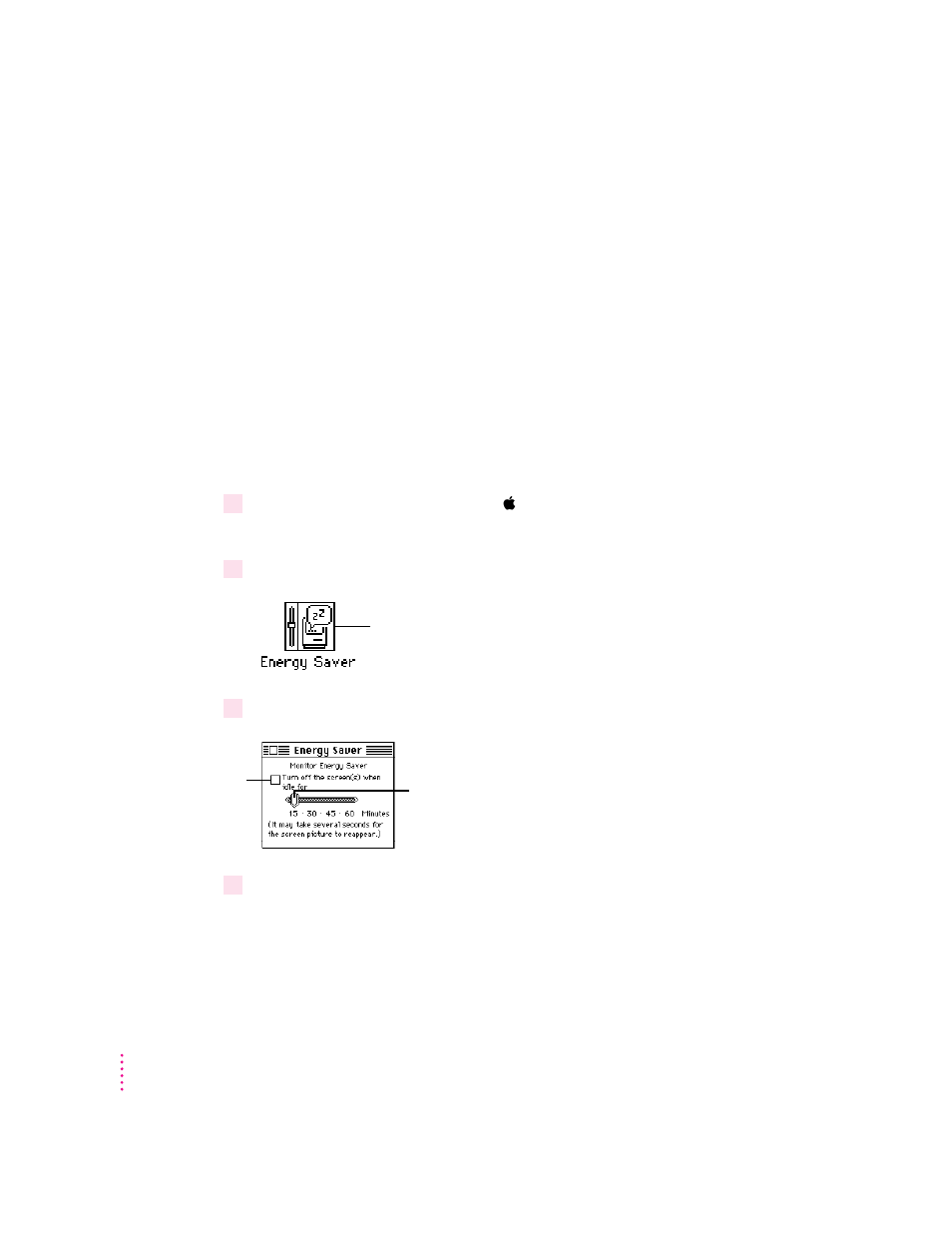 Conserving energy | Apple Multiple Scan 15 AV Display (15-inch CRT) User Manual | Page 26 / 49