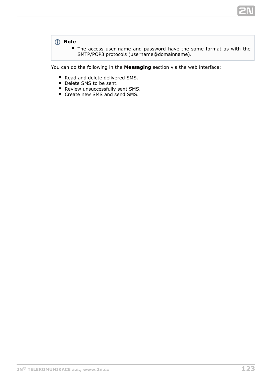 2N StarGate/BlueTower v5.6 User Manual | Page 123 / 178