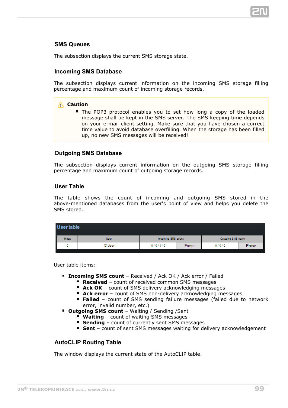 2N StarGate/BlueTower v5.6 User Manual | Page 99 / 178