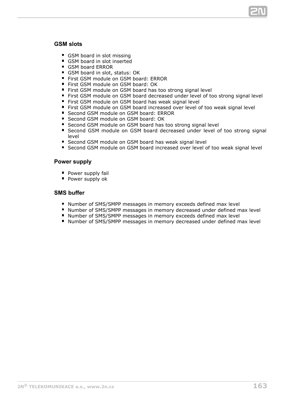 2N StarGate/BlueTower v5.5 User Manual | Page 163 / 175