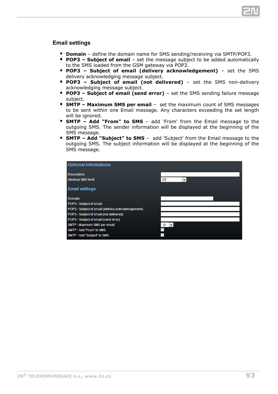 2N StarGate/BlueTower v5.5 User Manual | Page 93 / 175