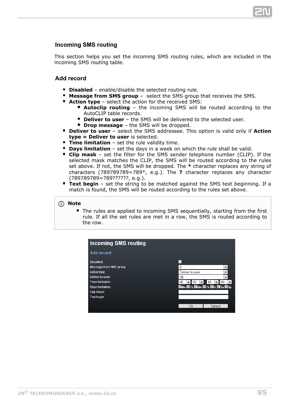 2N StarGate/BlueTower v5.5 User Manual | Page 95 / 175