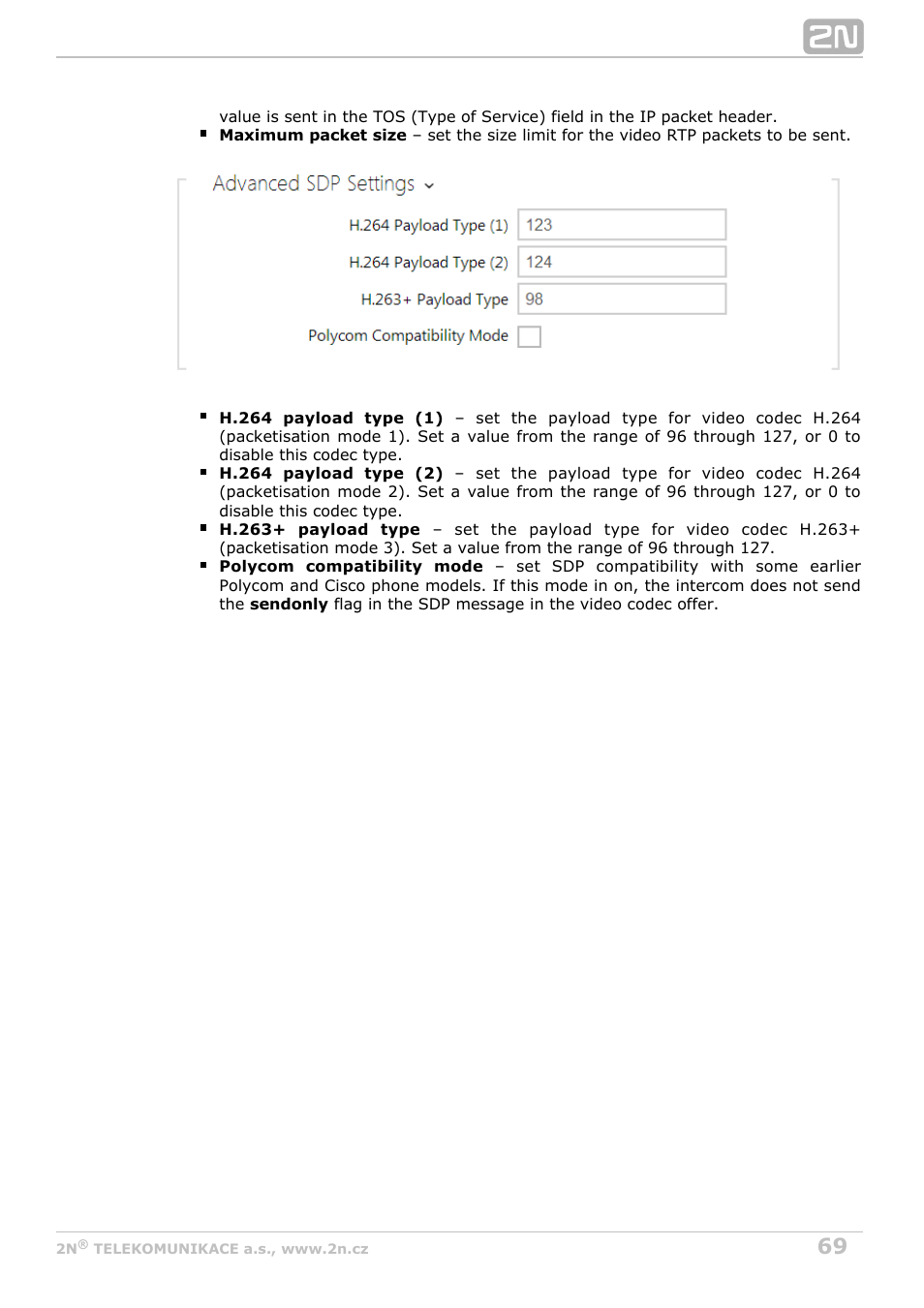 2N Helios IP Configuration Manual v2.8.1 User Manual | Page 69 / 116