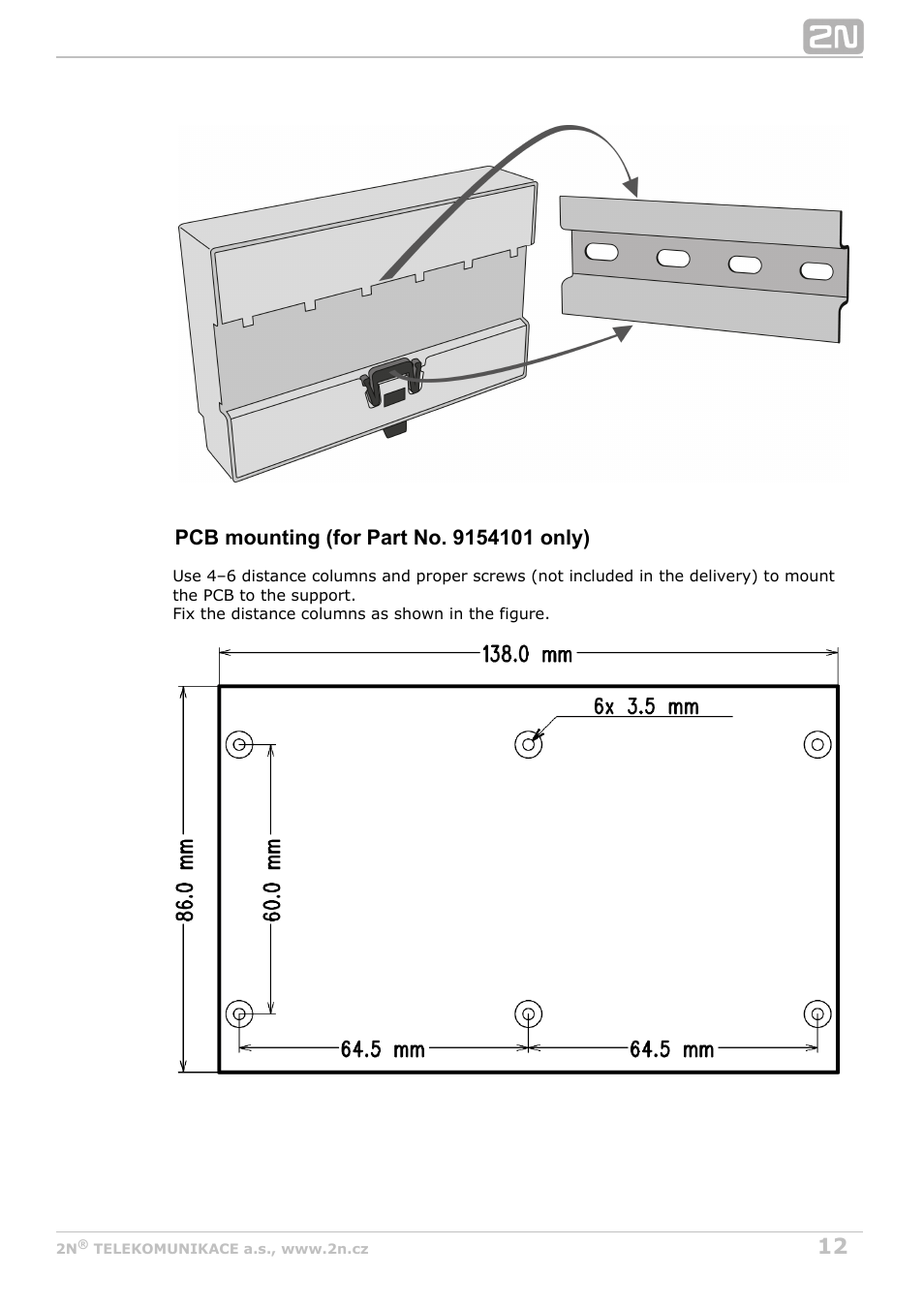 2N Helios IP Audio Kit User Manual | Page 12 / 31