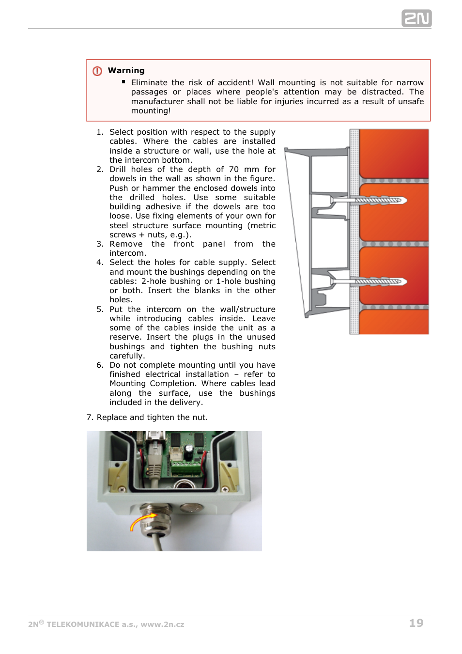 2N Helios IP Force User Manual | Page 19 / 65