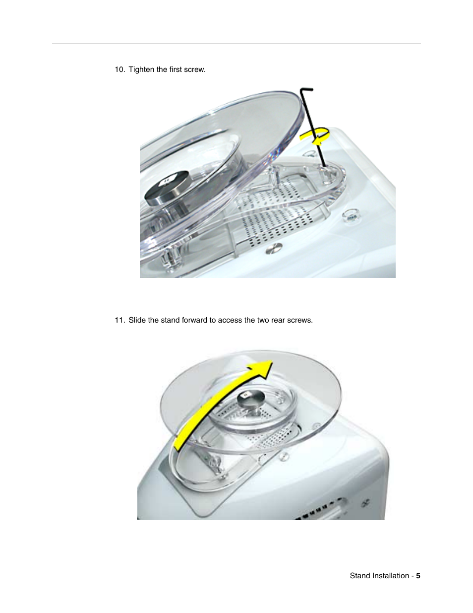 Apple eMac (Stand Installation) User Manual | Page 5 / 13