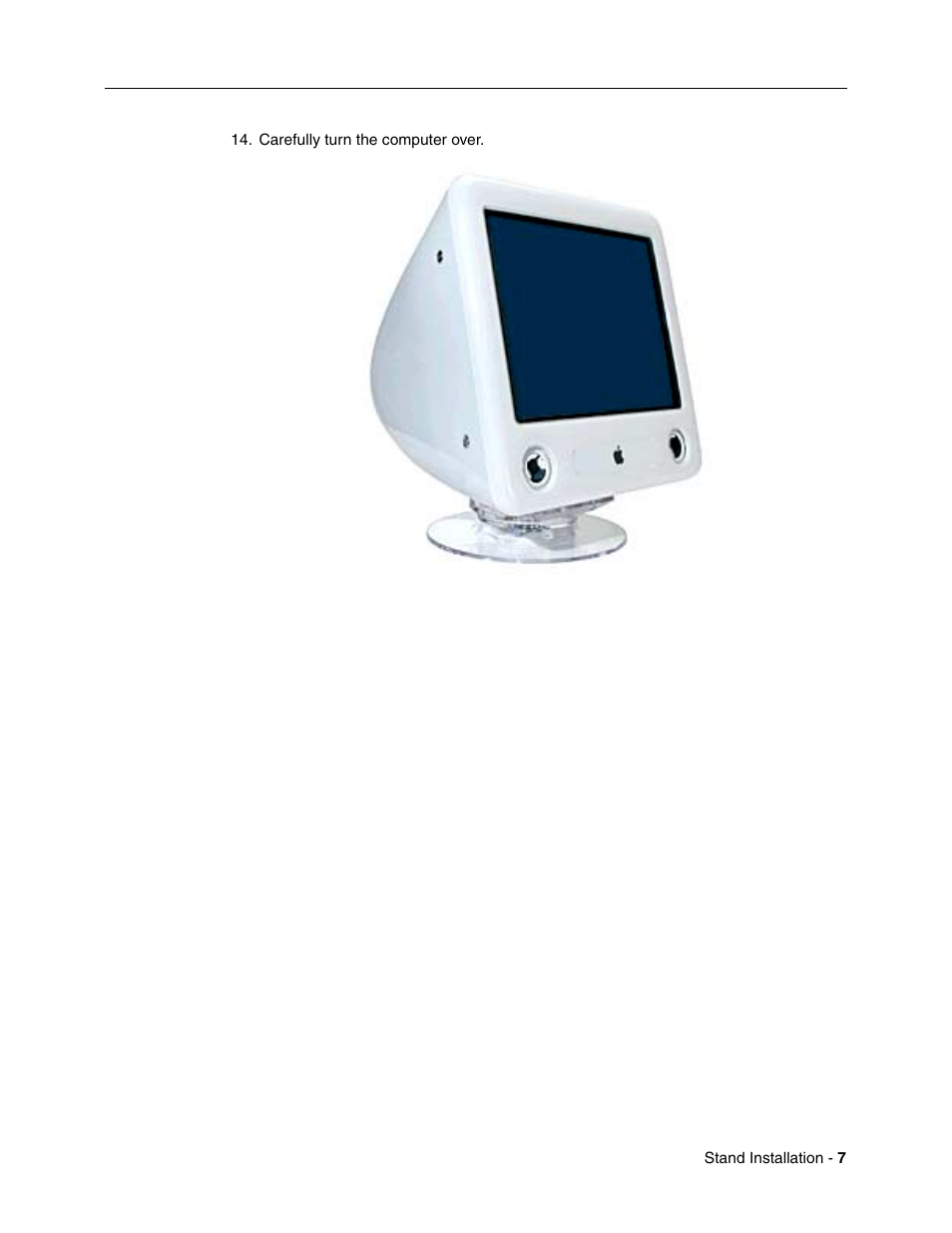 Apple eMac (Stand Installation) User Manual | Page 7 / 13
