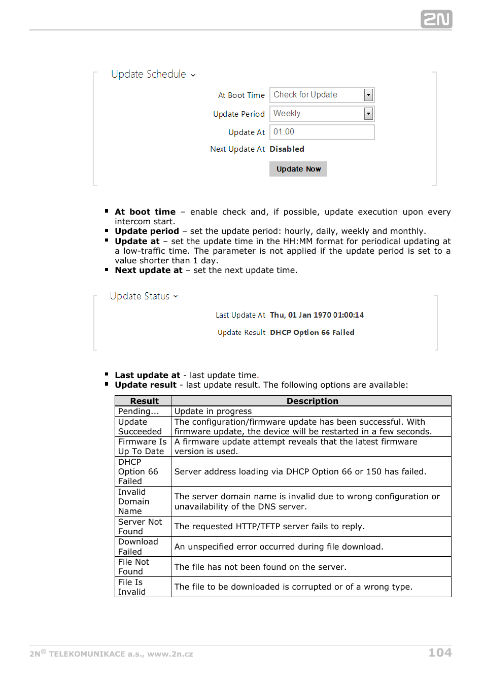 2N Helios IP Configuration Manual v2.8 User Manual | Page 104 / 114