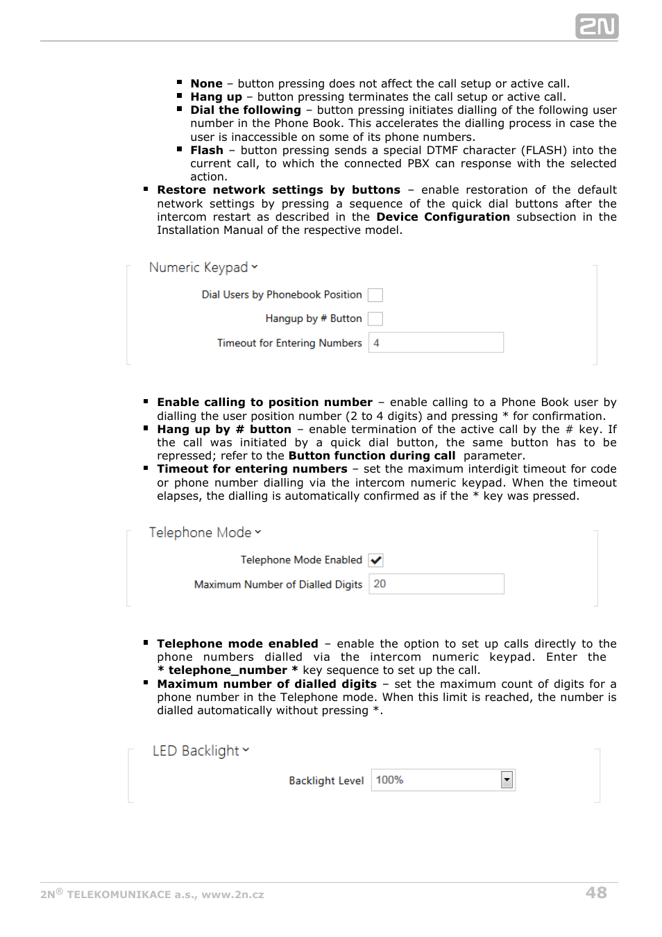 2N Helios IP Configuration Manual v2.8 User Manual | Page 48 / 114