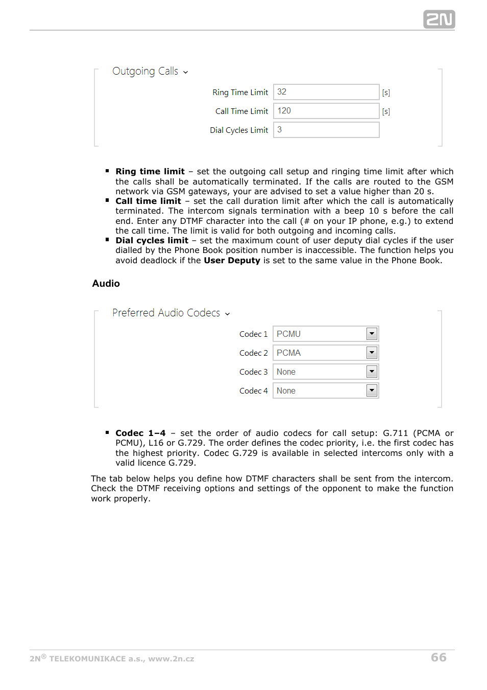 2N Helios IP Configuration Manual v2.8 User Manual | Page 66 / 114