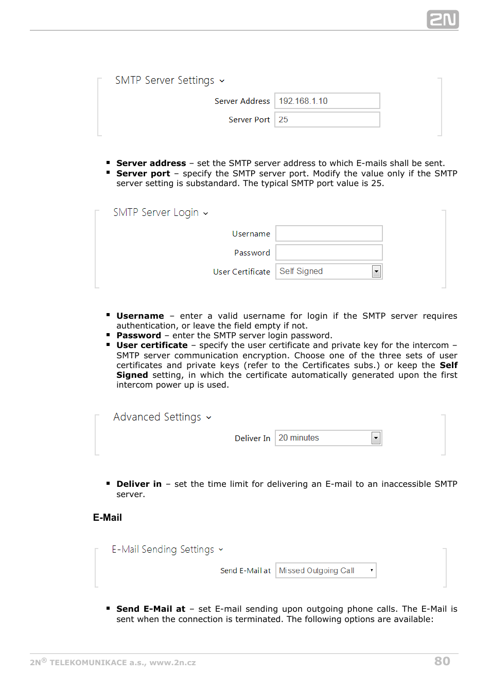 2N Helios IP Configuration Manual v2.8 User Manual | Page 80 / 114