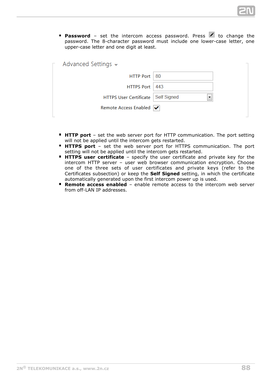 2N Helios IP Configuration Manual v2.8 User Manual | Page 88 / 114