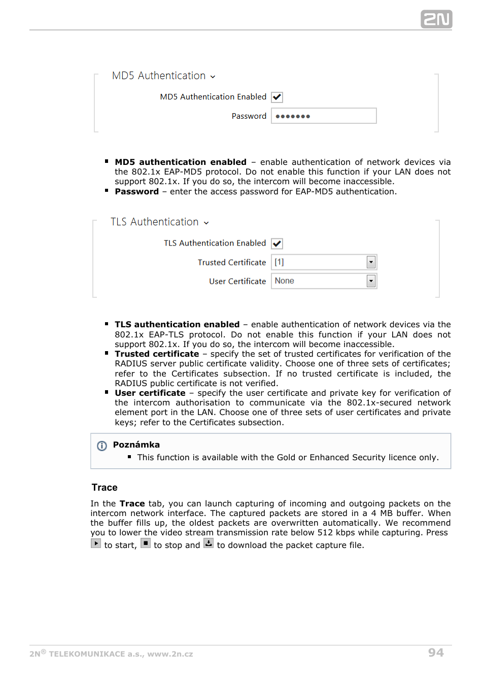 2N Helios IP Configuration Manual v2.8 User Manual | Page 94 / 114