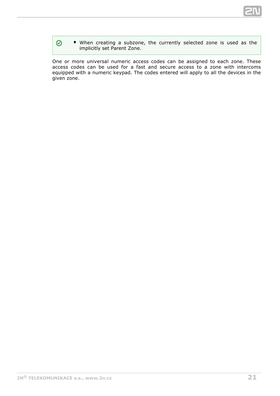 2N Helios IP Manager Manual v2.7 User Manual | Page 21 / 45