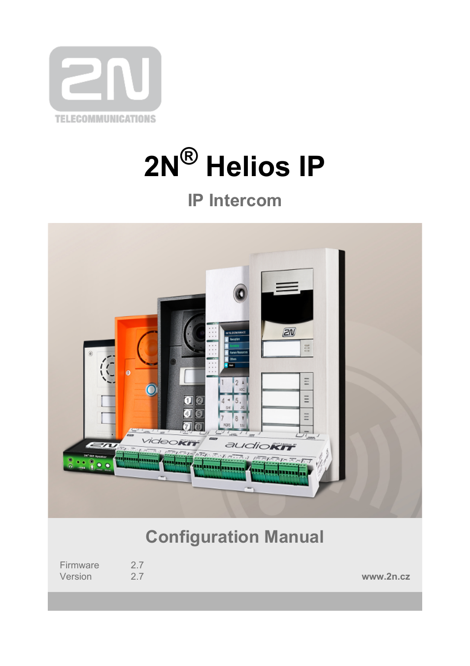 2N Helios IP Configuration Manual v2.7 User Manual | 115 pages