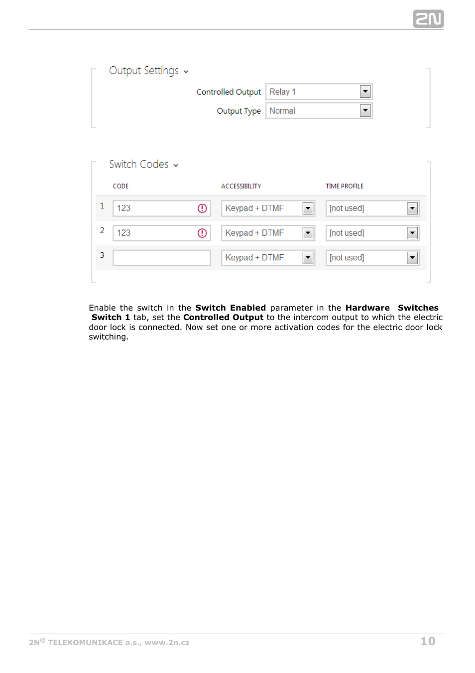 2N Helios IP Configuration Manual v2.7 User Manual | Page 10 / 115