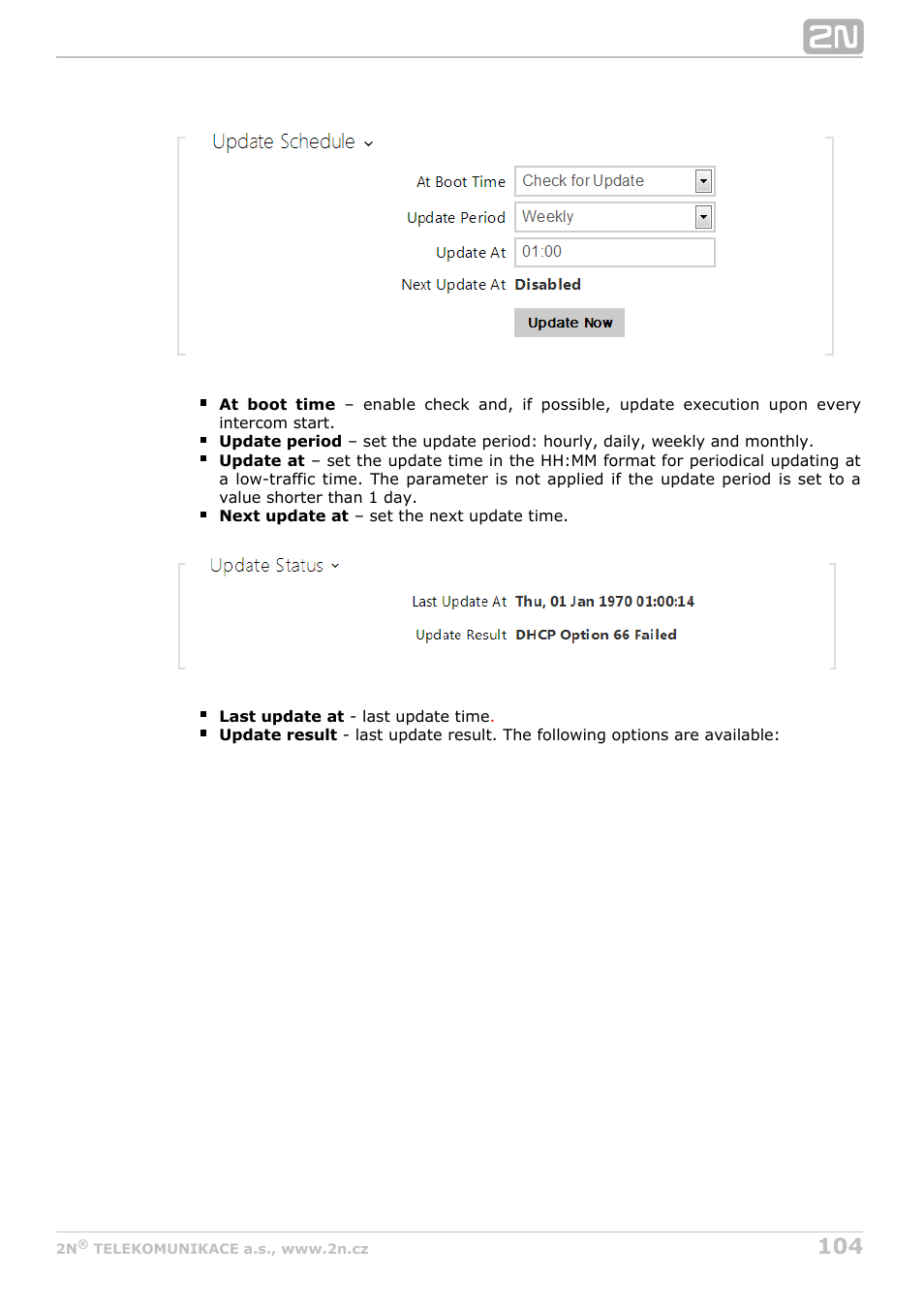 2N Helios IP Configuration Manual v2.7 User Manual | Page 104 / 115