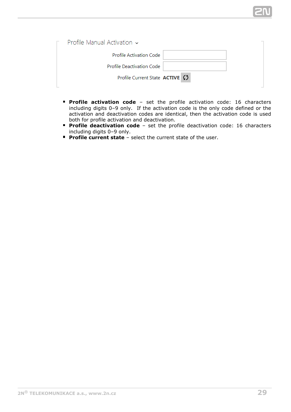 2N Helios IP Configuration Manual v2.7 User Manual | Page 29 / 115