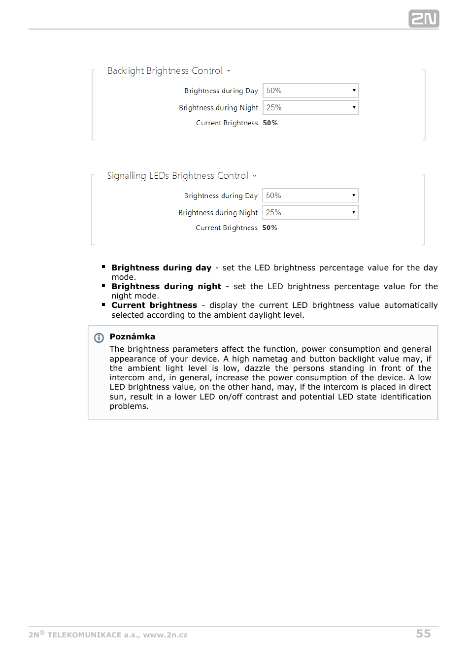 2N Helios IP Configuration Manual v2.7 User Manual | Page 55 / 115