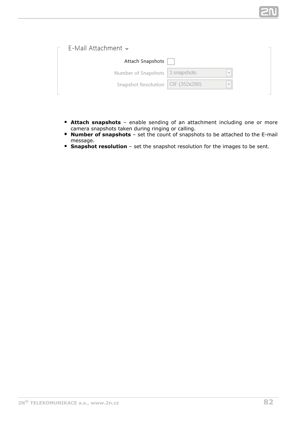2N Helios IP Configuration Manual v2.7 User Manual | Page 82 / 115