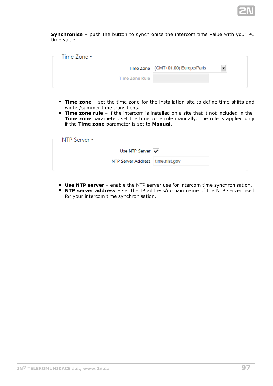 2N Helios IP Configuration Manual v2.7 User Manual | Page 97 / 115