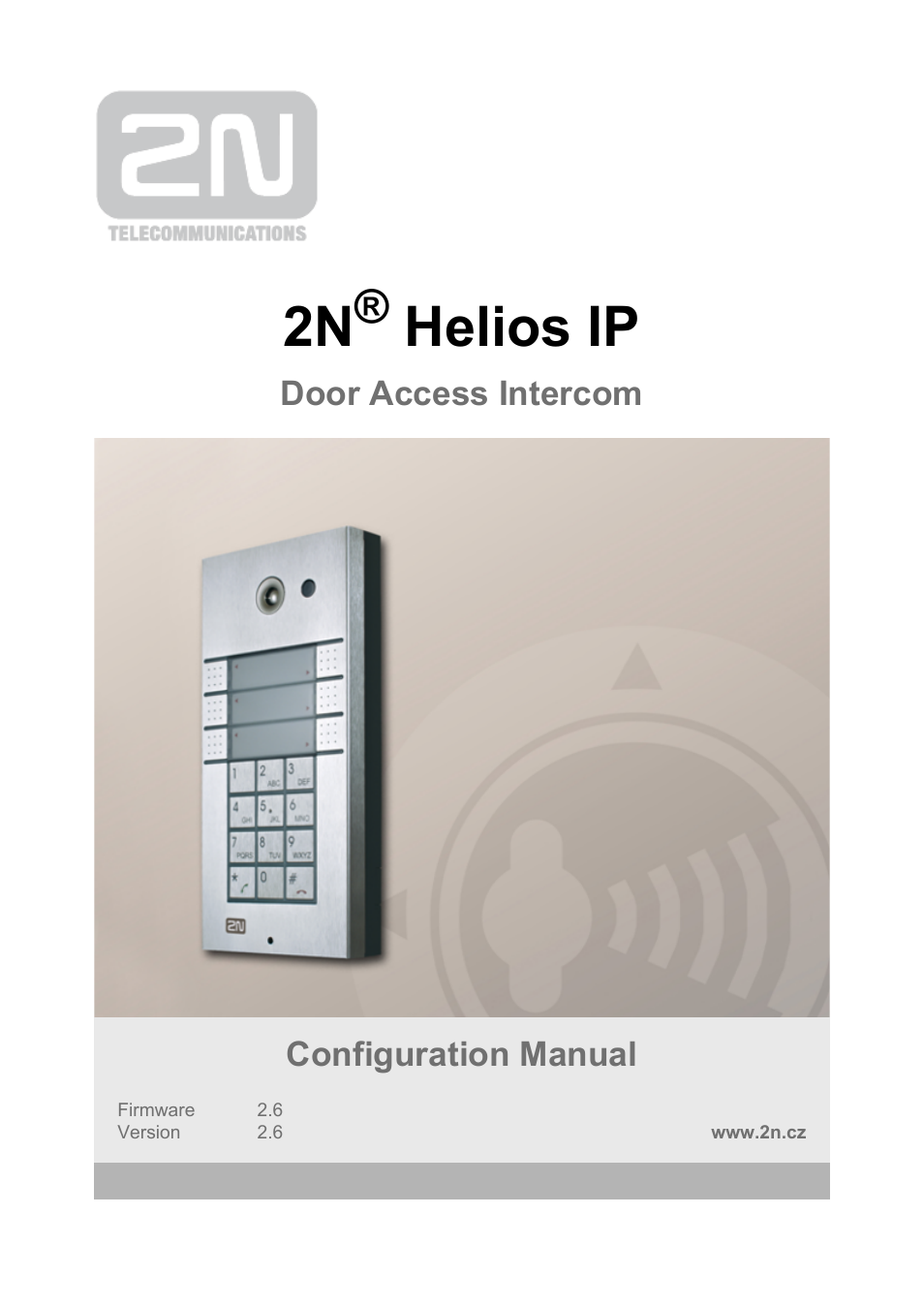 2N Helios IP Configuration manual v2.6 User Manual | 110 pages