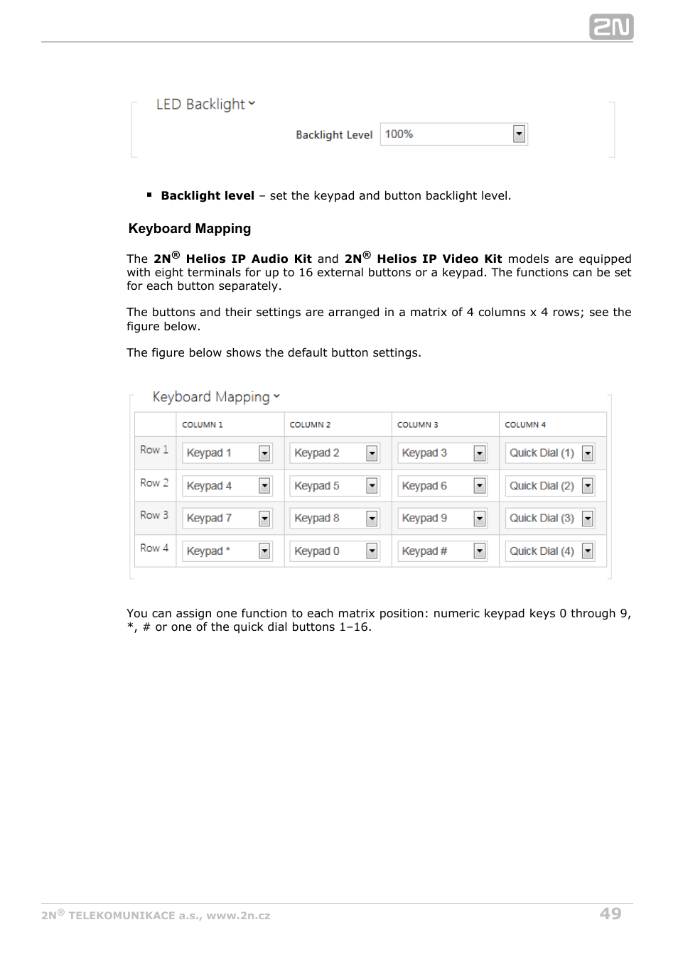 2N Helios IP Configuration manual v2.6 User Manual | Page 49 / 110