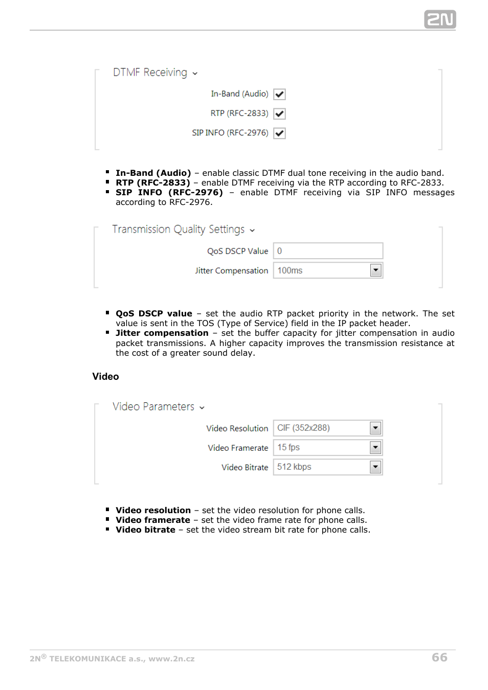 2N Helios IP Configuration manual v2.6 User Manual | Page 66 / 110