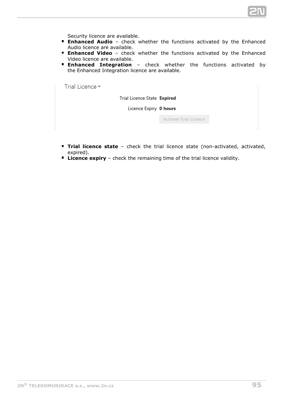 2N Helios IP Configuration manual v2.6 User Manual | Page 95 / 110