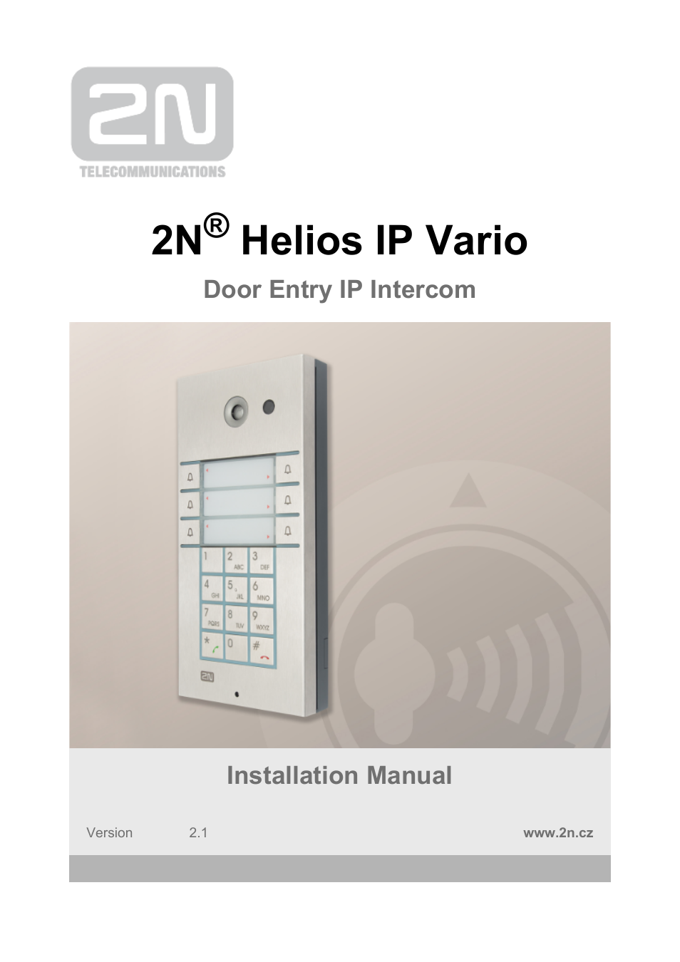 2N Helios IP Vario User Manual | 70 pages