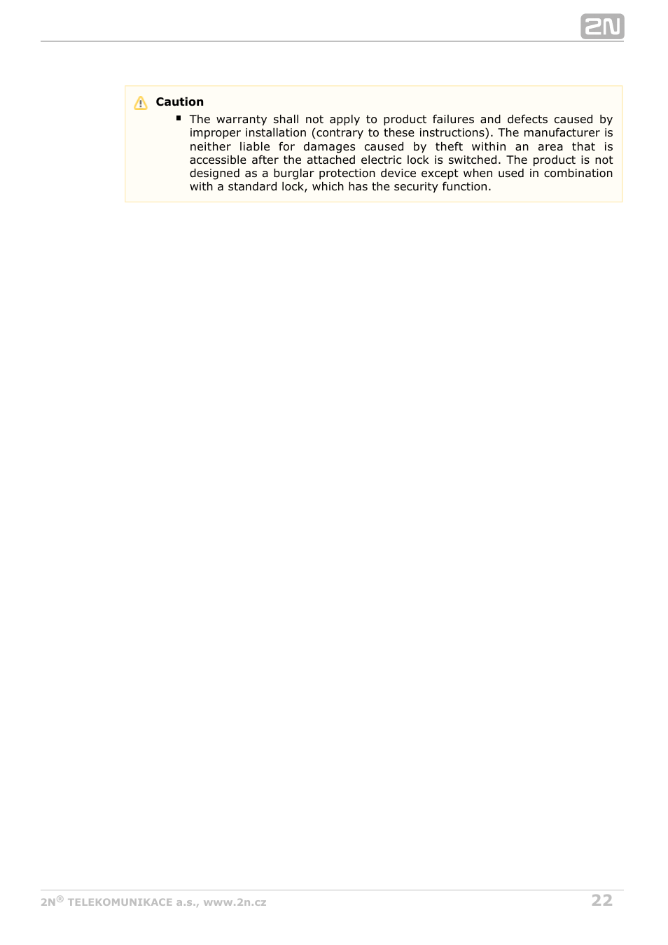 2N Helios IP Vario User Manual | Page 22 / 70