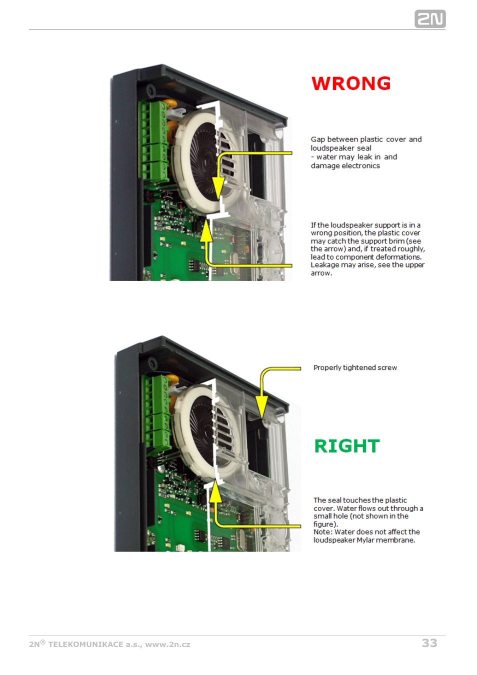 2N Helios IP Vario User Manual | Page 33 / 70