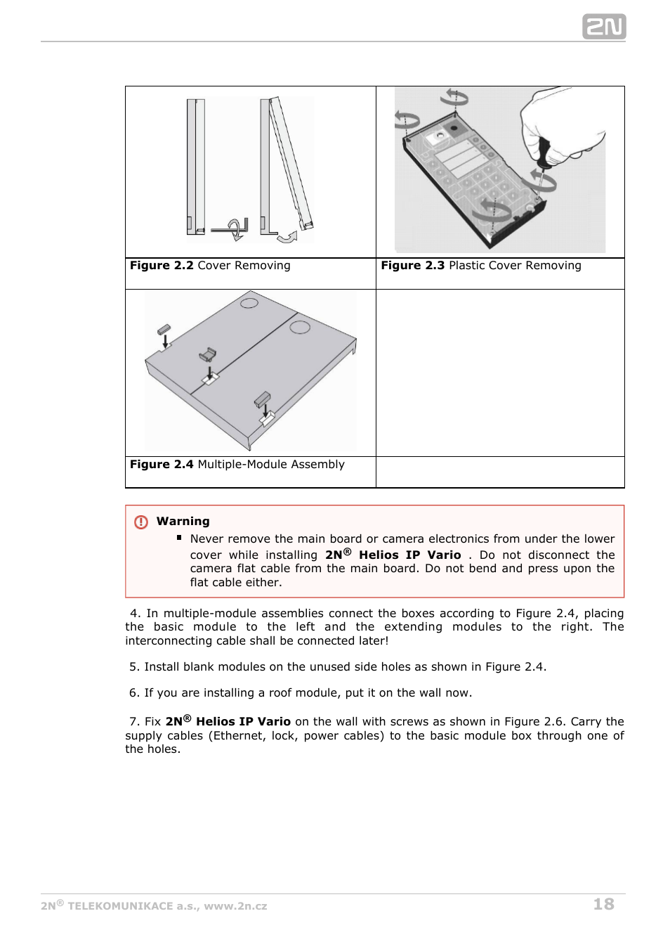 2N Helios IP Vario User Manual | Page 18 / 55