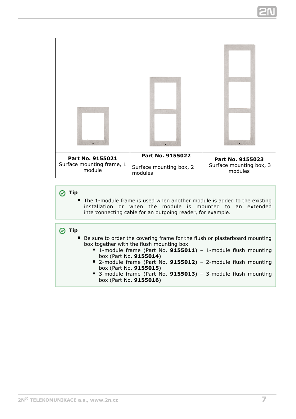 2N Helios IP Verso User Manual | Page 7 / 113