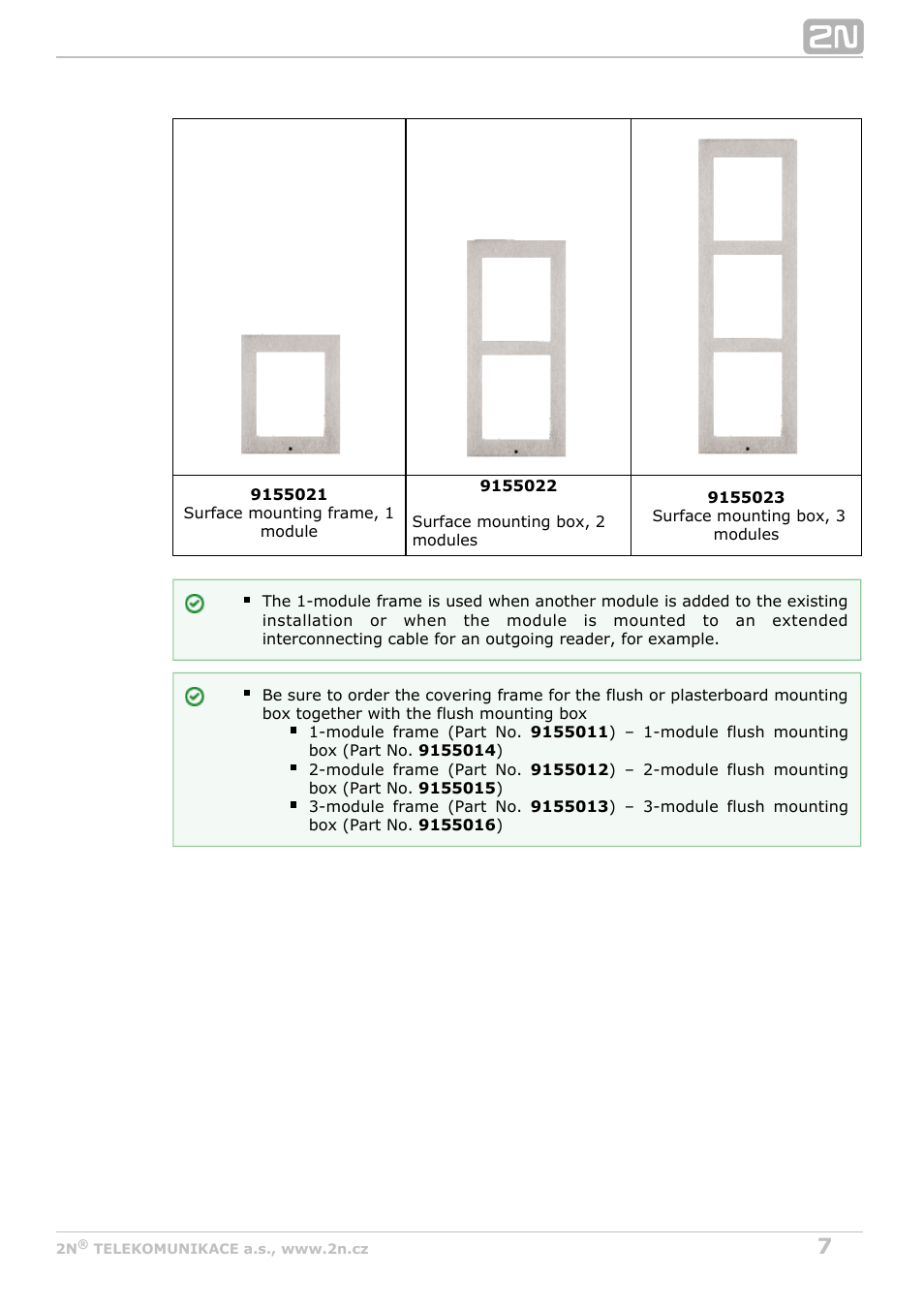 2N Helios IP Verso v1.1 User Manual | Page 7 / 112