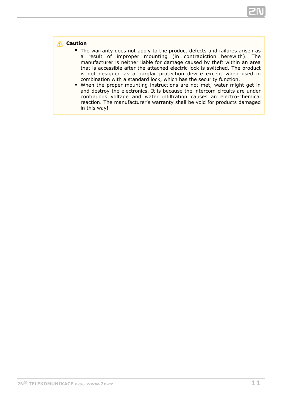 2N Helios IP Video Kit User Manual | Page 11 / 29
