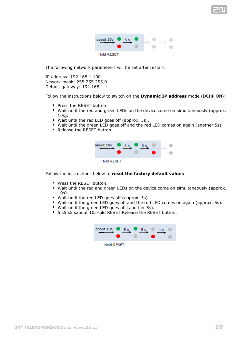 2N Helios IP Video Kit User Manual | Page 19 / 29