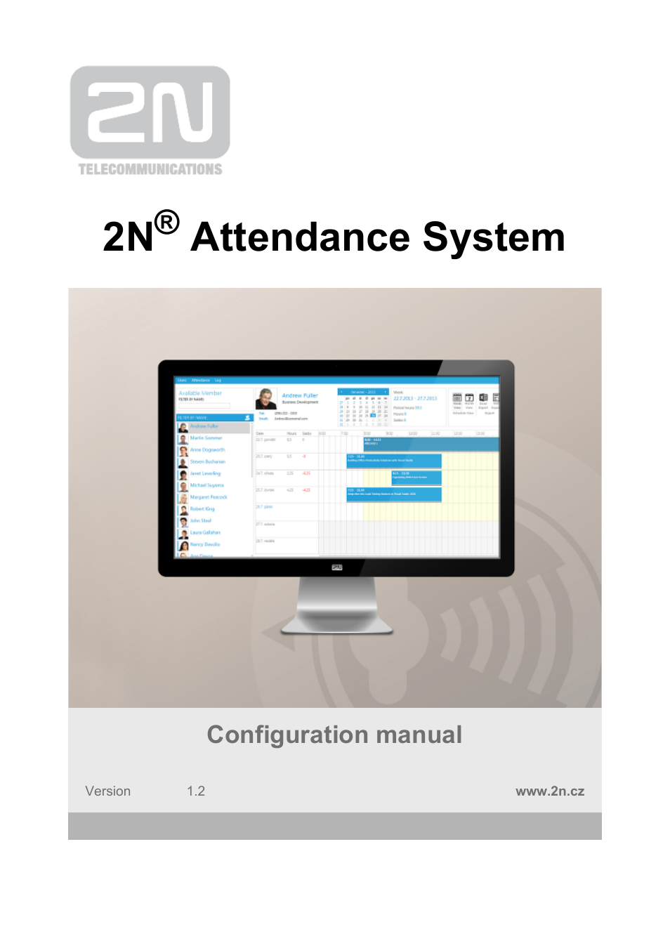 2N Attendance System v1.2 User Manual | 40 pages