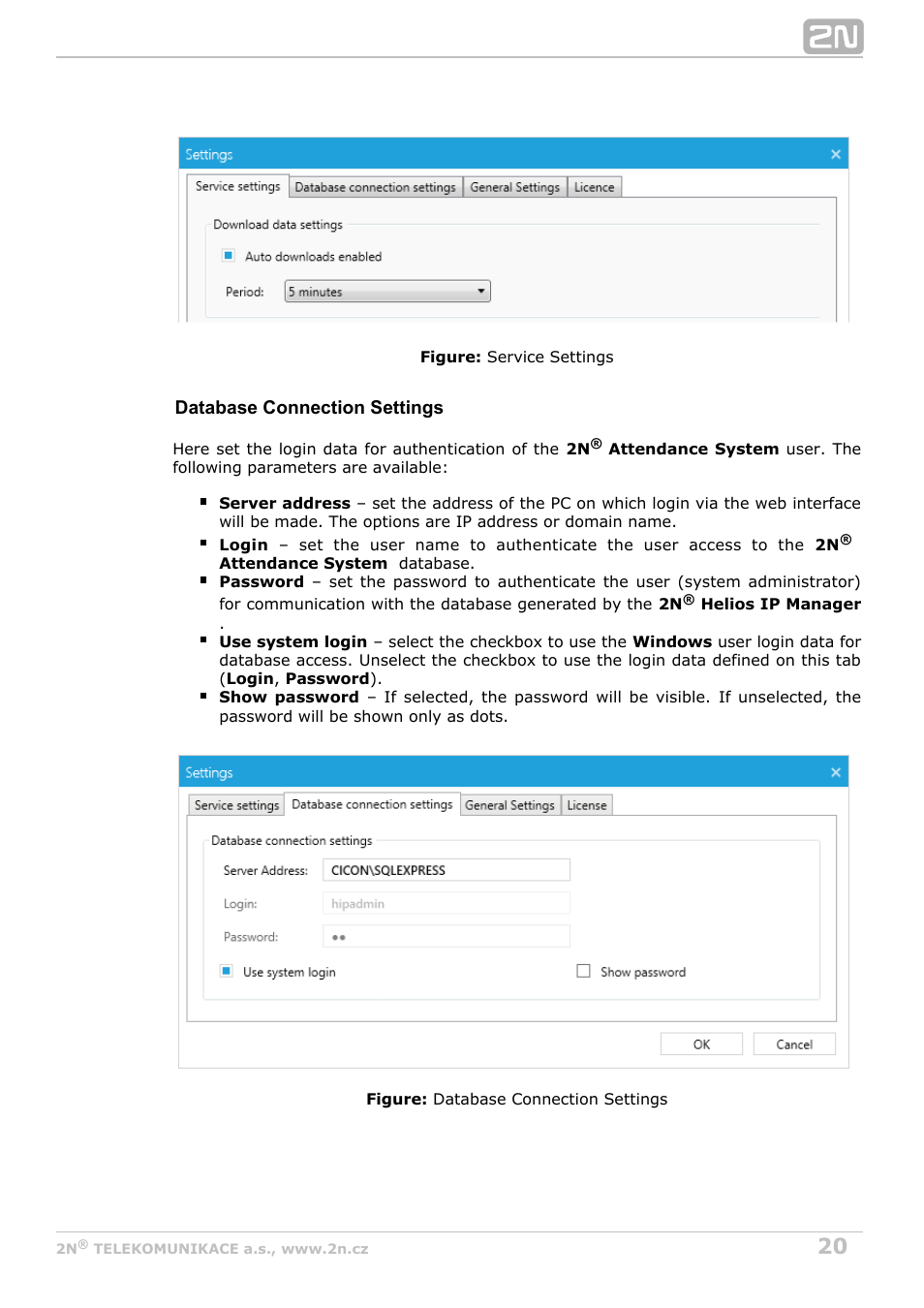 2N Attendance System v1.2 User Manual | Page 20 / 40