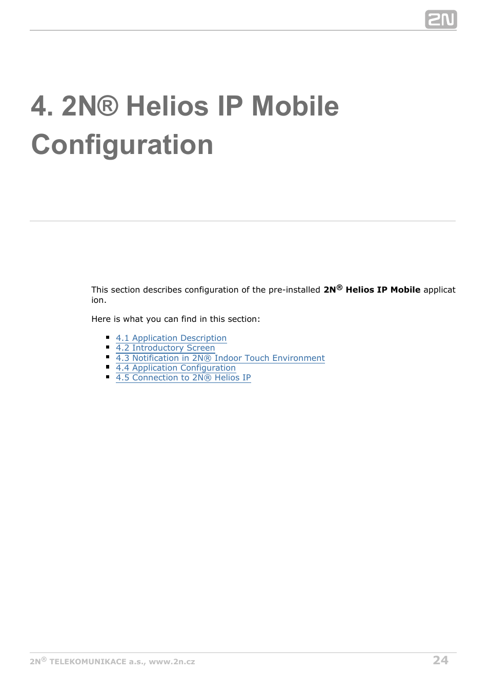 2n® helios ip mobile configuration, 2n helios mobile ip, For details | Configuration | 2N Indoor Touch User guide v1.2 User Manual | Page 24 / 36