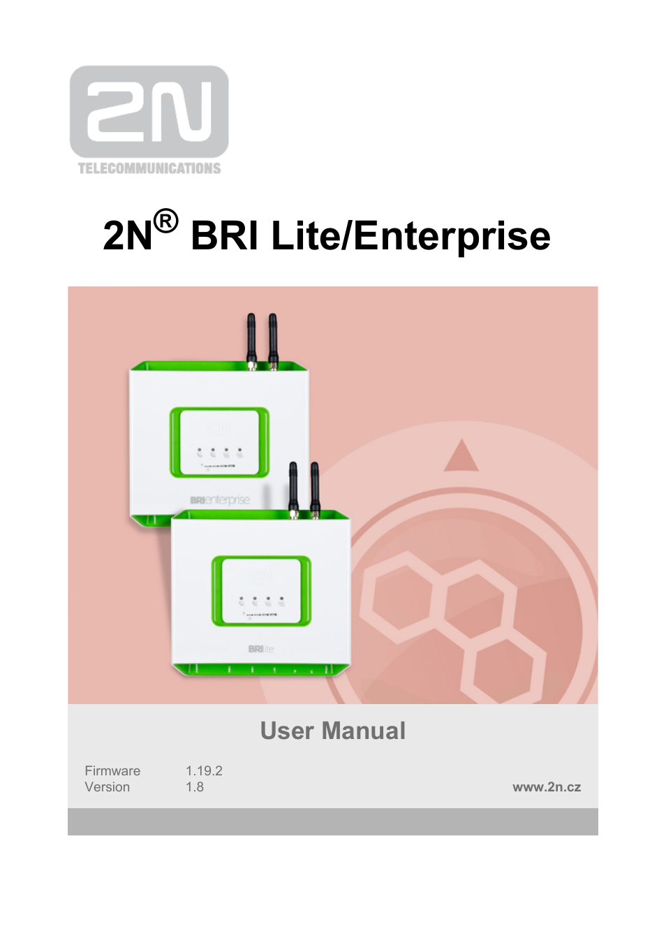 2N BRI Lite/Enterprise v1.8 User Manual | 129 pages