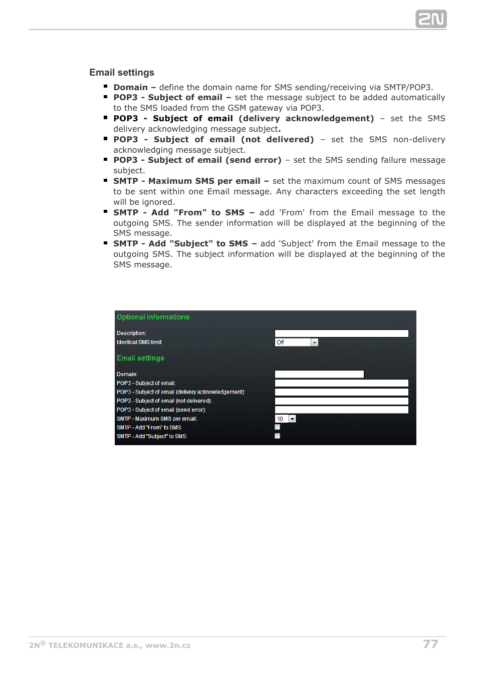 2N BRI Lite/Enterprise v1.5 User Manual | Page 77 / 134