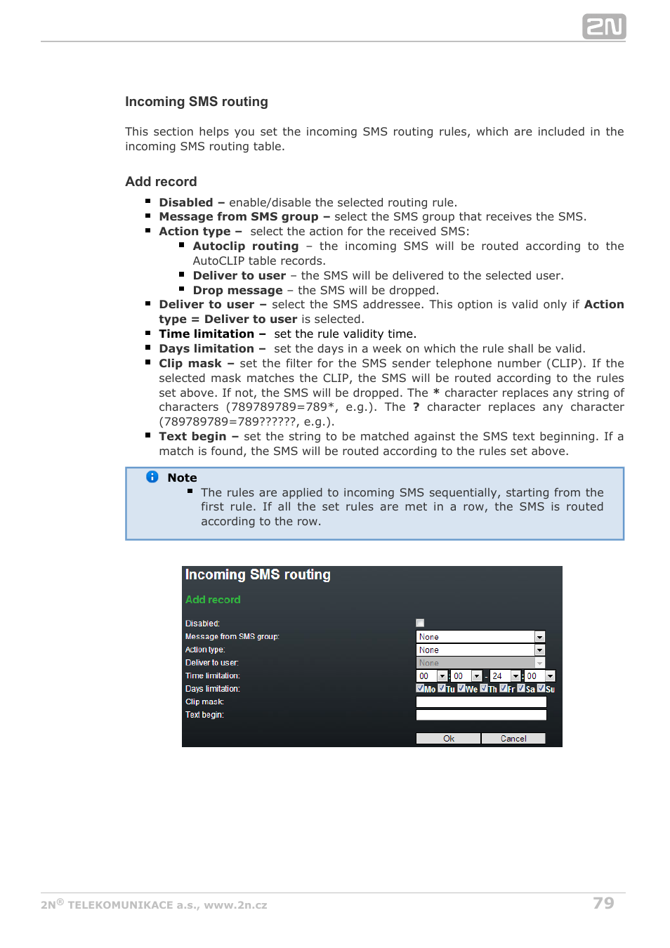 2N BRI Lite/Enterprise v1.5 User Manual | Page 79 / 134