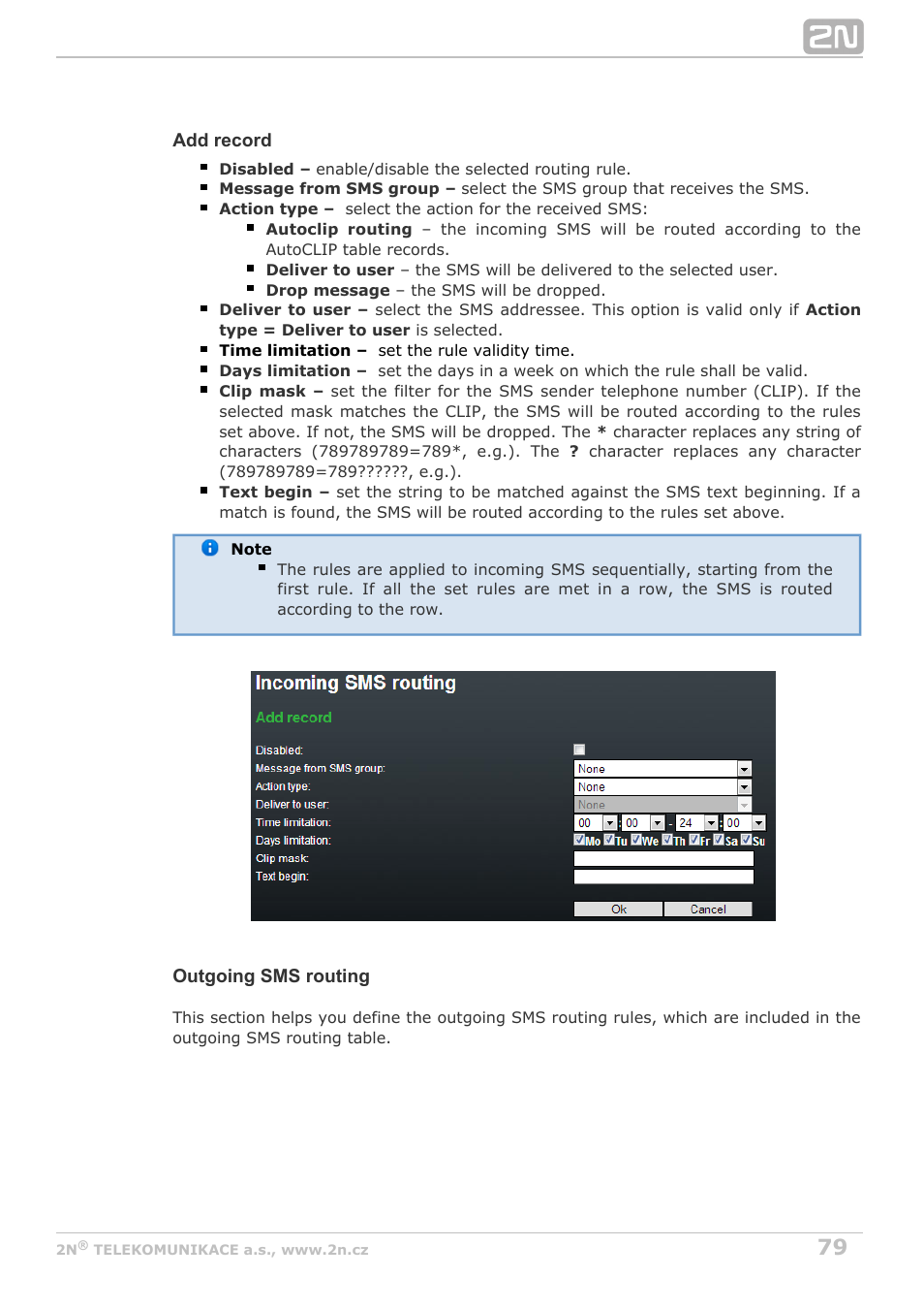 2N BRI Lite/Enterprise v1.4 User Manual | Page 79 / 132