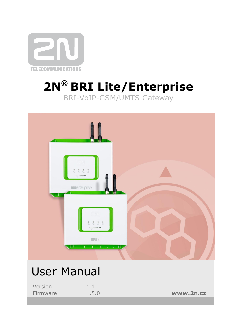 2N BRI Lite/Enterprise v1.1 User Manual | 109 pages